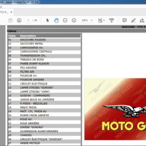 1996-2001 Moto Guzzi V75 PA Nuovo Tipo catalogue de phkes de rechange - (Italian)