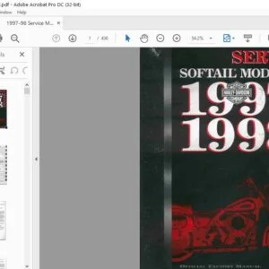 1997-1998 Harley Davidson Softail Service Manual - PDF DOWNLOAD
