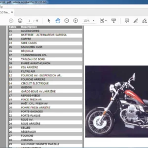 1998-2001 Moto Guzzi Nevada Club Parts List Manual - PDF DOWNLOAD