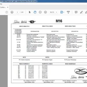 2002-2007 Moto Guzzi California Stone Metal 1000 Parts List Manual - PDF DOWNLOAD