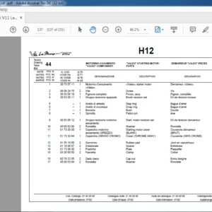 2002  Moto Guzzi V11 Le Mans Parts List  Manual - PDF DOWNLOAD