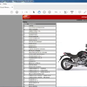 2003 Moto Guzzi Breva IE Catalogue de pieces de rechange - (French)