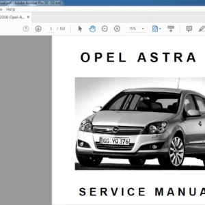 2004-2006 Opel Astra H Service Manual - PDF DOWNLOAD