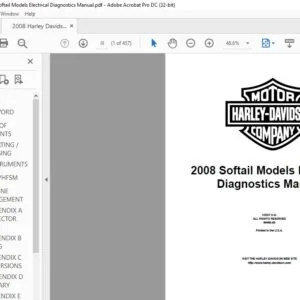 2008 Harley Davidson Softail Models Electrical Diagnostics Manual - PDF DOWNLOAD