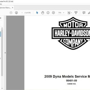 2009 Harley Davidson Dyna Models Service Manual - PDF DOWNLOAD