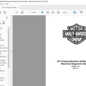 2013 Harley Davidson Softail Models Electrical Diagnostic Manual - PDF DOWNLOAD