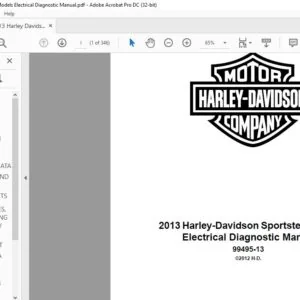 2013 Harley Davidson Sportster Models Electrical Diagnostic Manual - PDF DOWNLOAD