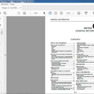 2014-2020 Nissan X-Trail Factory Service Manual - PDF DOWNLOAD