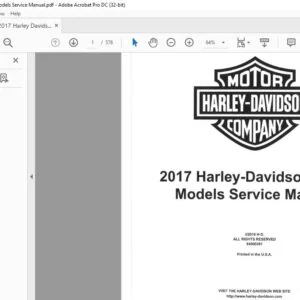 2017 Harley Davidson Dyna Models Service Manual - PDF DOWNLOAD