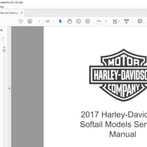 2017 Harley Davidson Softail Models Service Manual - PDF DOWNLOAD