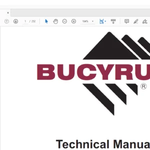 BUCYRUS 49-R RH Electric Blast Hole Drill MECHANICAL MAINTENANCE MANUAL - CAT Rotary Track Drills 49-R RH - PDF