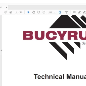 BUCYRUS 49R Ill BLAST HOLE DRILL MECHANICAL MAINTENANCE & OPERATION MANUAL - CAT Rotary Track Drills 49R Ill - PDF