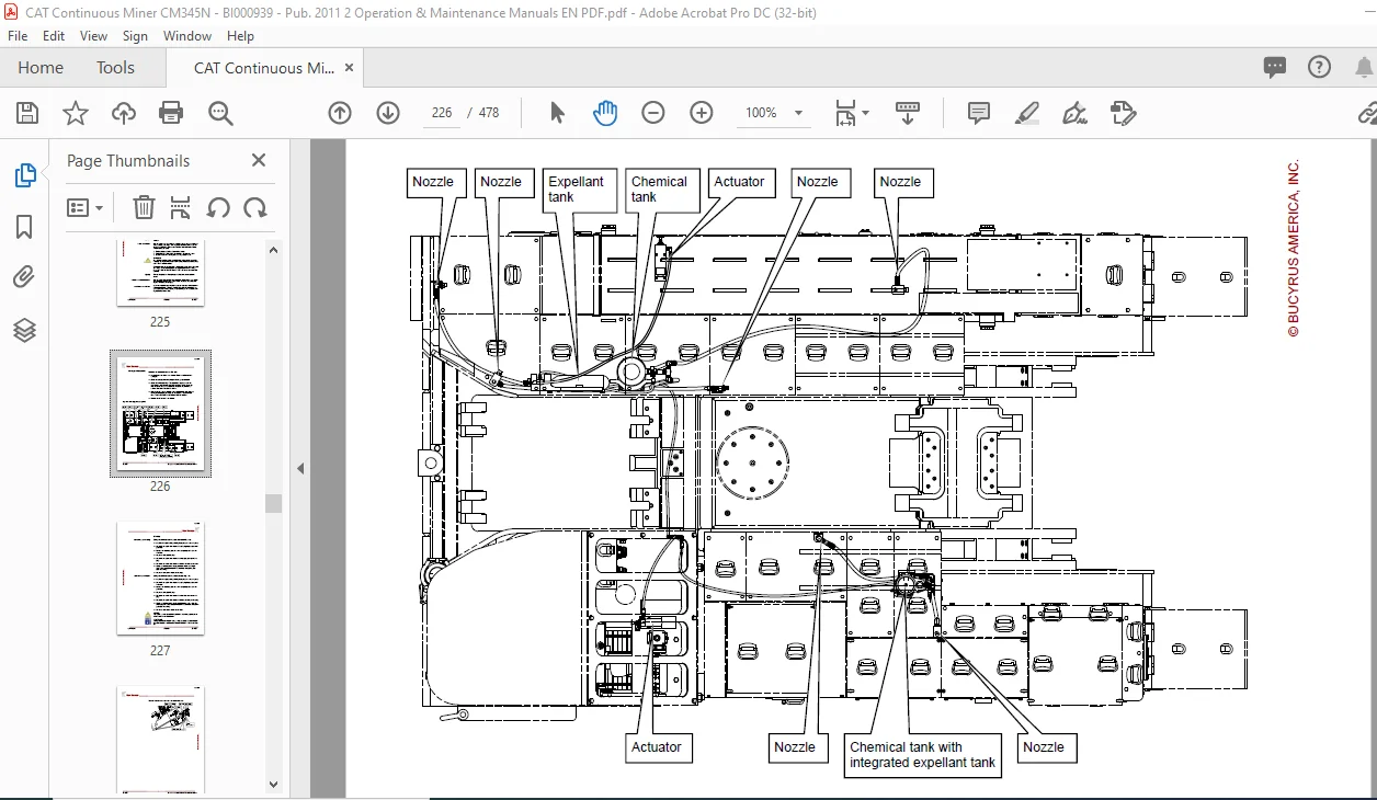 Bucyrus 30M4-NP Operation Manual- CAT Continuous Miner 30M4-NP - PDF DOWNLOAD - Image 2