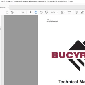 Bucyrus 30MB3 OPERATOR MANUAL- CAT Continuous Miner 30MB3 - PDF DOWNLOAD