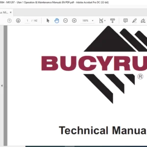 Bucyrus 30MB3 OPERATORS MANUAL- CAT Continuous Miner 30MB3 - PDF DOWNLOAD