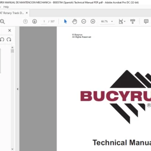 CAT Rotary Track Drills  49RIII MANUAL DE MANTENCION MECHANICA - BI005764  Technical Manual  - PDF DOWNLOAD  (Spanish)