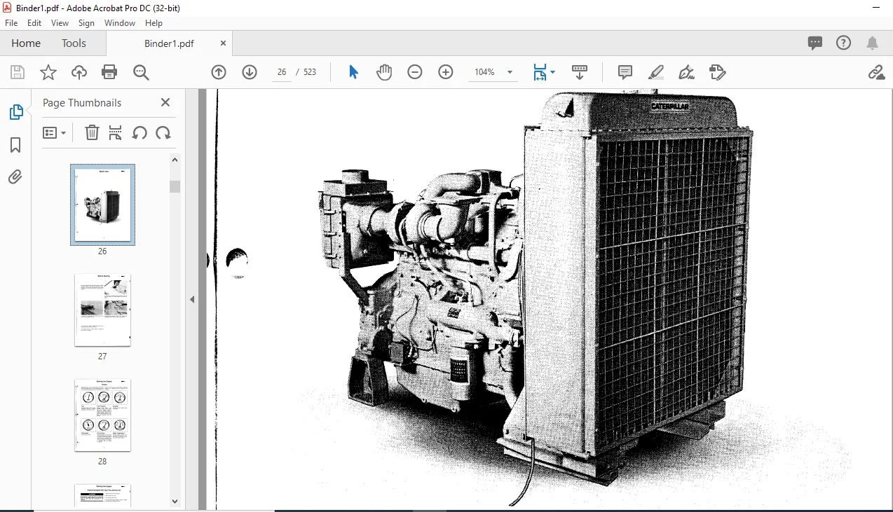CAT Rotary Track Drills C-700-D Operators Manual - PDF DOWNLOAD - Image 4