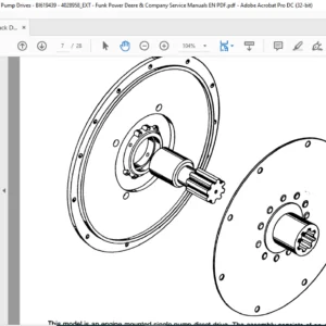 CAT Rotary Track Drills Funk Power Pump Drives Service Manual - PDF DOWNLOAD