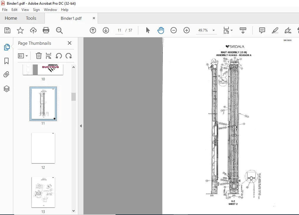 CAT Rotary Track Drills MD6240 SKF 1R68J69 1R68J70 MD6290 Service Manuals - PDF DOWNLOAD - Image 4