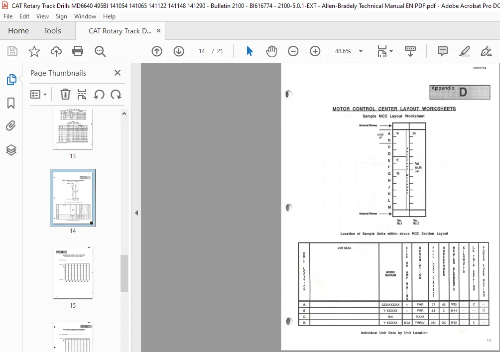 CAT Rotary Track Drills MD6640 495BI 141054 141065 141122 141148 141290 Technical Manual - PDF DOWNLOAD - Image 3