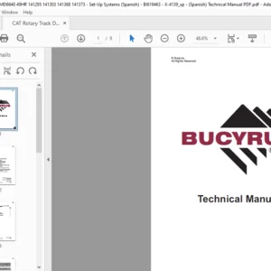 CAT Rotary Track Drills MD6640 49HR Technical Manual - PDF Download