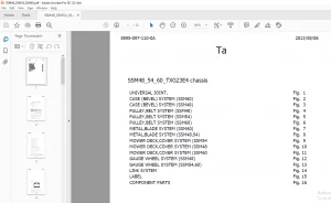 Iseki SSM48/SSM54/SSMG0 Parts Catalogue Manual - PDF DOWNLOAD