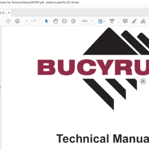 Cat 200 Self Contained Rotary Hydraulic Track Drill Operator & Maintenance Manual - PDF DOWNLOAD