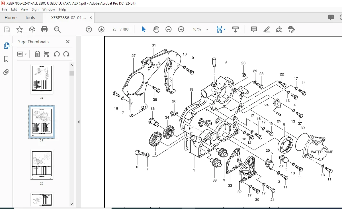 Cat 320C U 320C LU Track-Type Excavators (3066 Engine) Parts Manual - PDF DOWNLOAD - Image 4