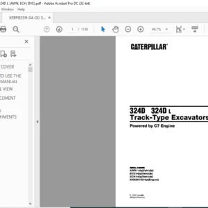 Cat 324D 324D L Track-Type Excavators (C7 Engine) Parts Manual - PDF DOWNLOAD