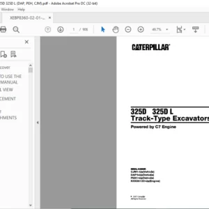 Cat 325D 325D L Track-Type Excavators (C7 Engine) Parts Manual - PDF DOWNLOAD