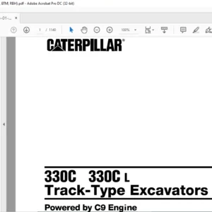 Cat 330C 330C L Track-Type Excavators (C9 Engine) Parts Manual - PDF DOWNLOAD