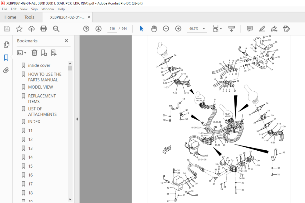 Cat 330d 330d L Track Type Excavators C9 Engine Parts Manual Pdf