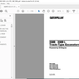 Caterpillar 320C U 320C LU Track-Type Excavators (3066 Engine) Parts Manual – PDF DOWNLOAD