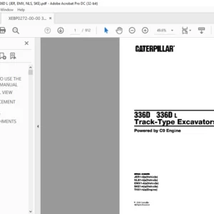 Cat 336D 336D L Track-Type Excavator (C9 Engine) Parts Manual - PDF DOWNLOAD