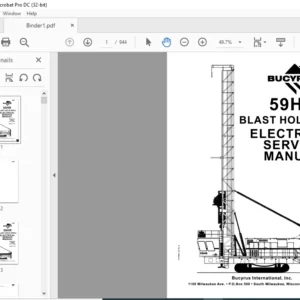 Cat 59R Blast Hole Drill Electrical Service Manual SN 141426 - PDF DOWNLOAD
