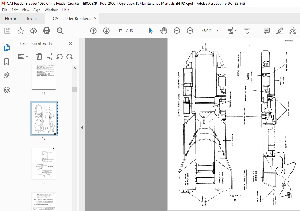 Cat Feeder Breaker 1030 China Feeder Crusher Maintenance Manual - PDF DOWNLOAD - Image 3