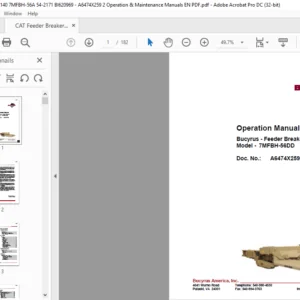 Cat Feeder Breaker 7MFBH-56DD Operation Manual - PDF DOWNLOAD