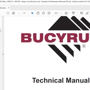 Cat Feeder Breaker FBL-10 LHD/Utility Service Manual  - PDF DOWNLOAD