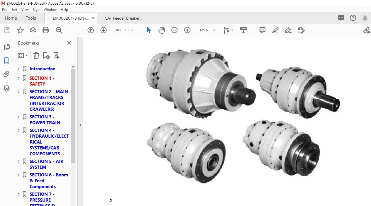 Cat MD5125 Hydraulic Track Drill Service Manual - PDF DOWNLOAD - Image 2