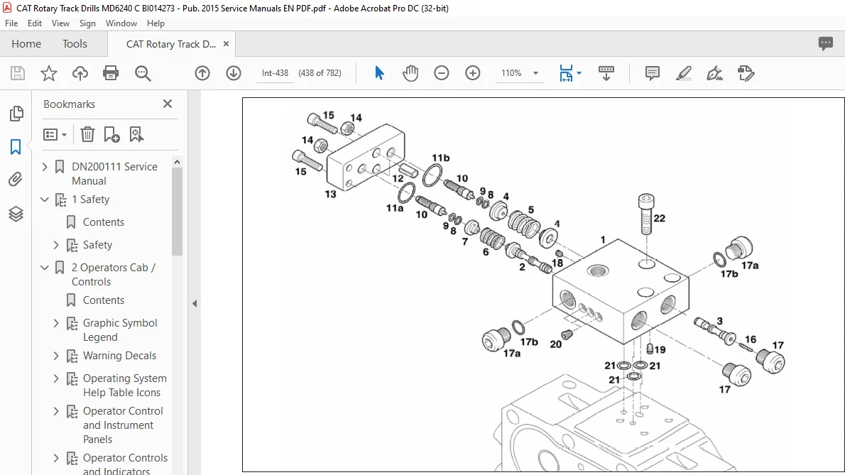 Cat MD6240C Rotary Blasthole Drill Service Manual SN DN200111 - PDF DOWNLOAD - Image 3