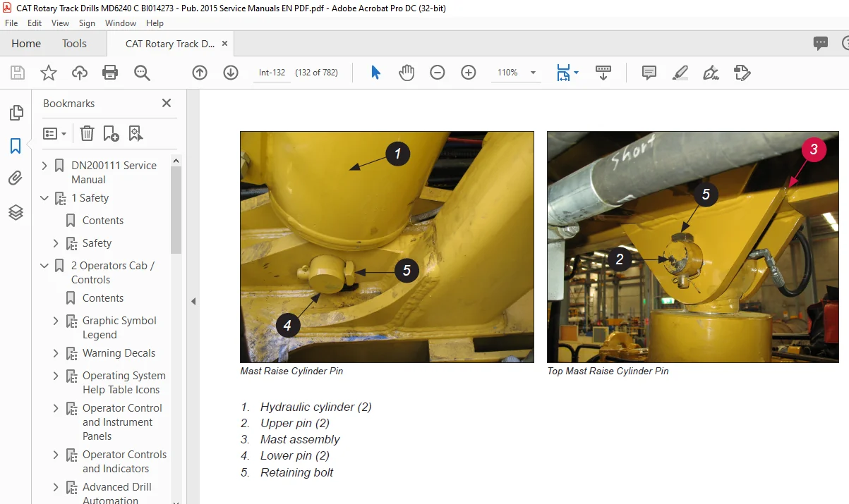 Cat MD6240C Rotary Blasthole Drill Service Manual SN DN200111 - PDF DOWNLOAD - Image 4