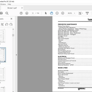 Cat MK45 HD Hydraulic Jumbo Operator & Service Manual - PDF DOWNLOAD