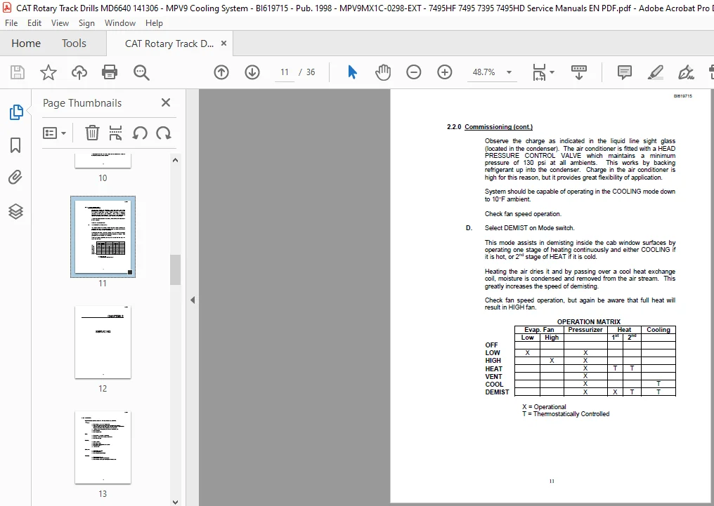Cat MPV9MX1C Mining Drills Shovels Draglines Service Manual - PDF DOWNLOAD - Image 2