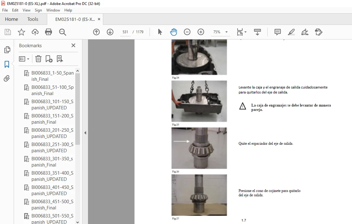 Cat Perforadora de agujeros para explosivos giratoria MD6540 Manual de servicio - (SPANISH) - Image 3