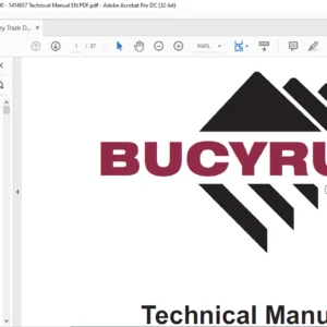 Cat Rotary Track Drill 358 ROTARY BLABTHDLE DRILL OPERATOR MANUAL - PDF DOWNLOAD