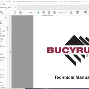 Cat Rotary Track Drill MD6240 SKF-12 Infinity Blasthole Drill Service Manual - PDF DOWNLOAD