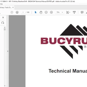 Cat Rotary Track Drill MD6240 SKF-15 Terex Infinity Blasthole Drill Service Manual - PDF DOWNLOAD