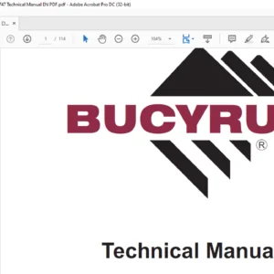 Cat Rotary Track Drill MD6640 RDC 16B Terex Rotary Blasthole Drill Maintenance Manual - PDF DOWNLOAD