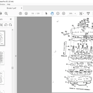 Cat Rotary Track Drill SCH3500A Hydra-Trac with Dennison Pump System Service Manual Volume 2