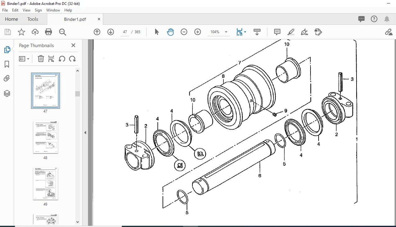 Cat SD 250 Hydra-Trac Self Contained Hydraulic Track Drill Service Manual - PDF DOWNLOAD - Image 4